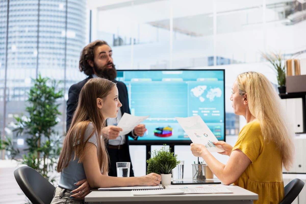 Financial services technology team